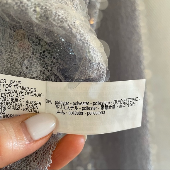 Zara Sequined T-shirt Small - NWT - Picture 10 of 11